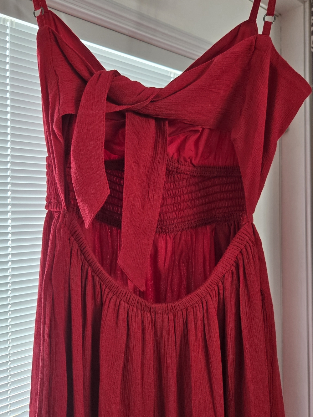 Hollister Red Low Back,  Dress